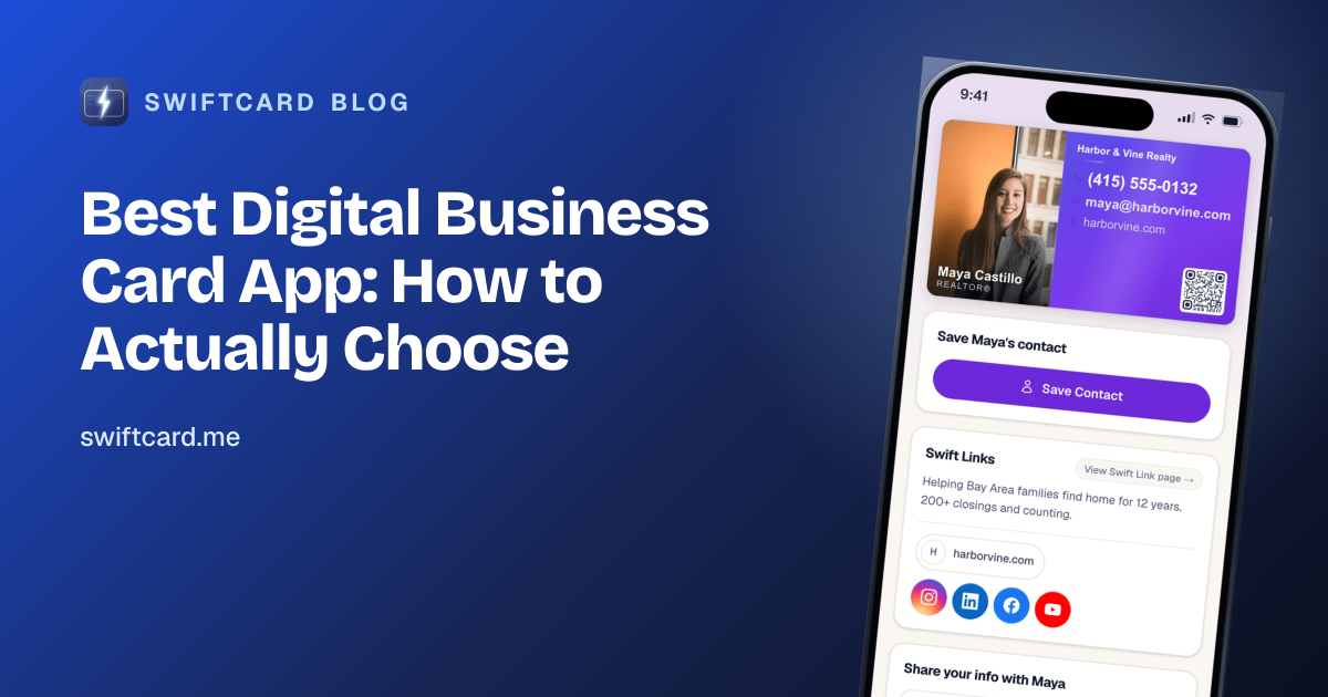 Best Digital Business Card App: How to Actually Choose